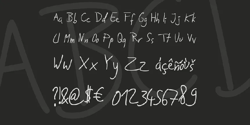 Jakobs Handwriting font