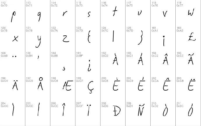 Jakobs Handwriting font