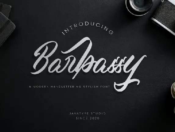 Barbassy Modern Handwritten font