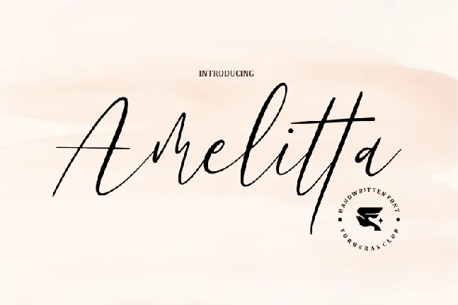 Amelitta font