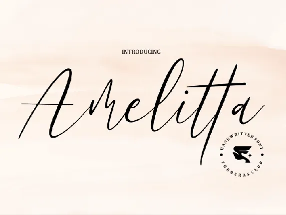 Amelitta font