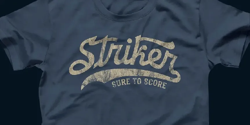 Strikers font