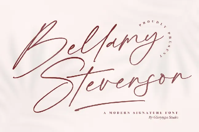 Bellamy Stevenson font