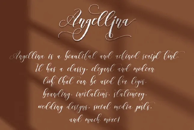 Angellina font