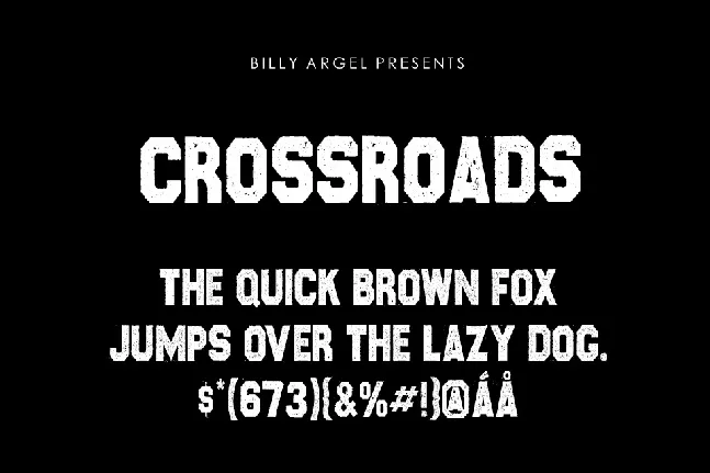 Crossroads font