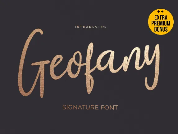 Geofany font