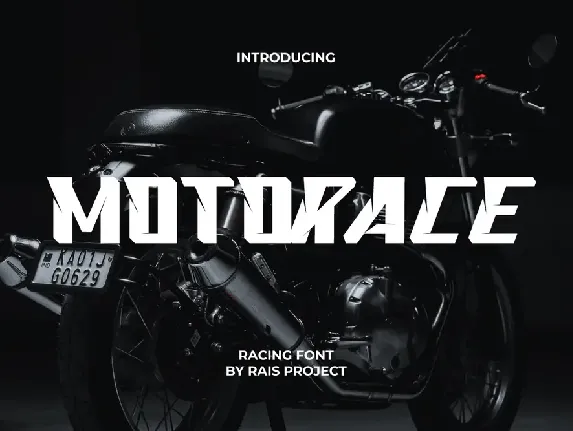 Motorace Demo font