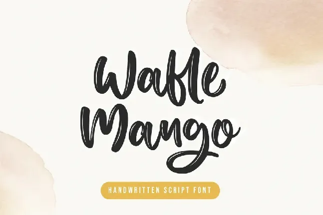 Wafle Mango font