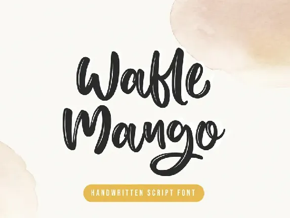 Wafle Mango font