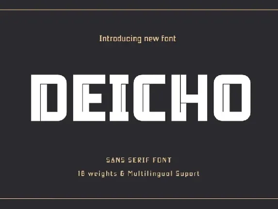 DEICHO font