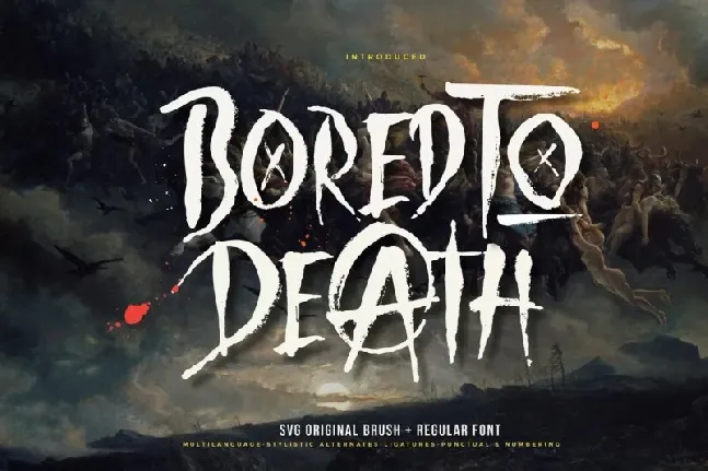 Bored To Death font