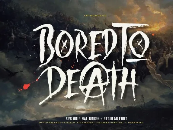 Bored To Death font