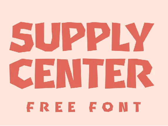 Supply Center font