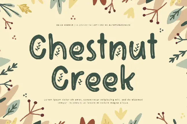 Olive Branch font