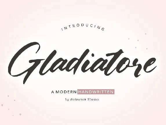 Gladiatore font