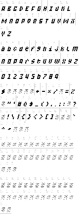 A-15-Bit font