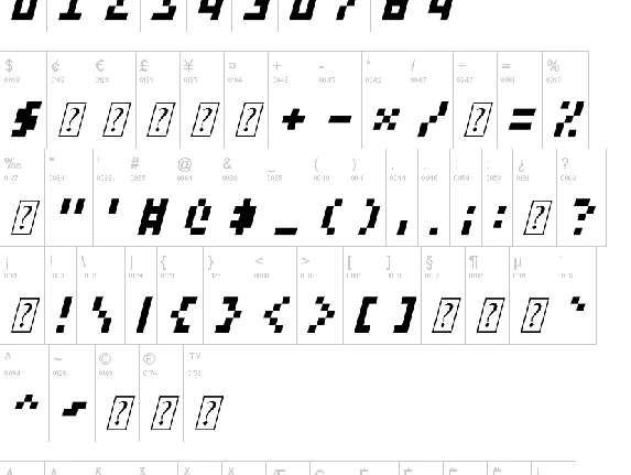 A-15-Bit font