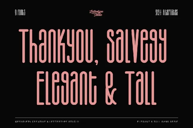 Salvegy DEMO font