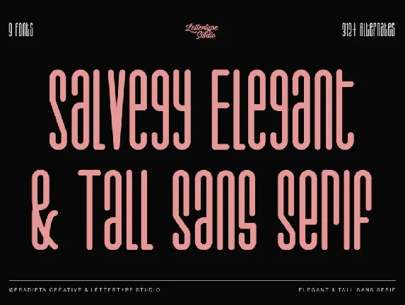 Salvegy DEMO font