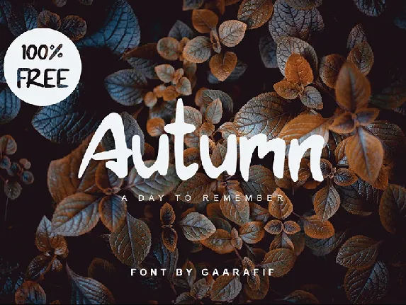 Autumn font