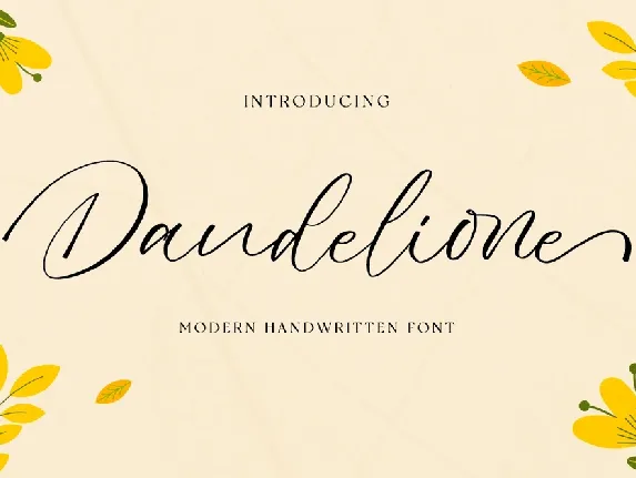 Dandelione font