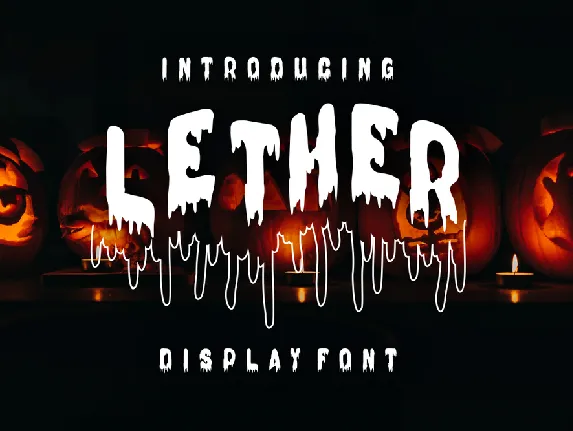 LETHER font