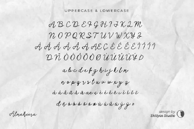 Almaheera font