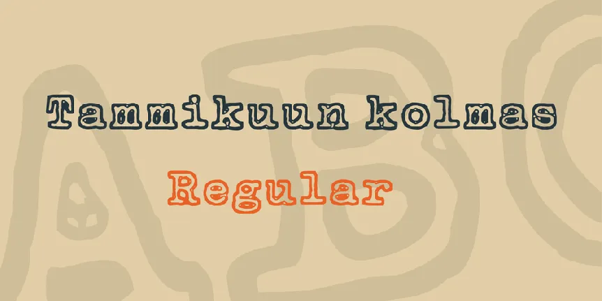 Tammikuun kolmas font