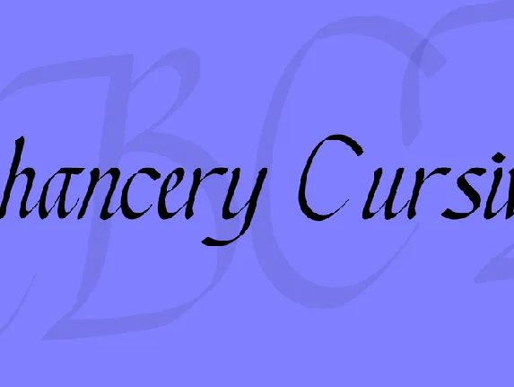 Chancery Cursive font