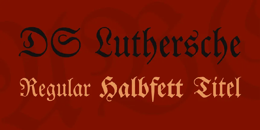 DS Luthersche font