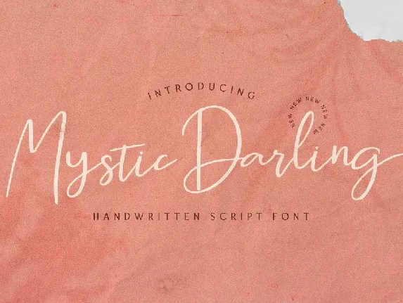 Mystic Darling Handwritten font