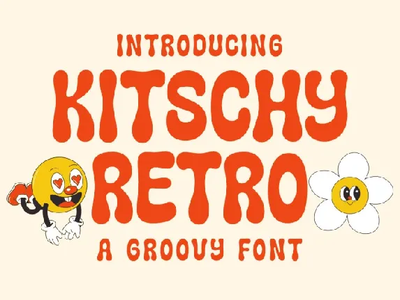 Kitschy Retro font