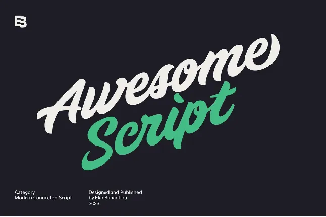 Awesome Script font