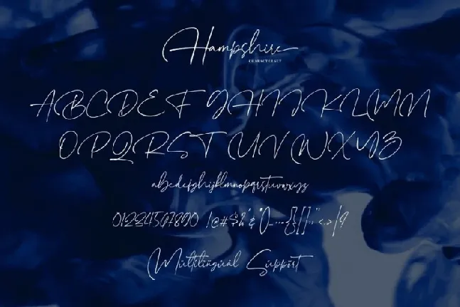 Hampshire Script font