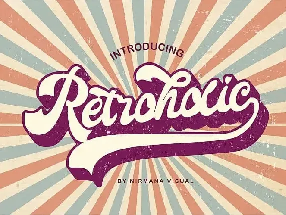 Retroholic Retro font