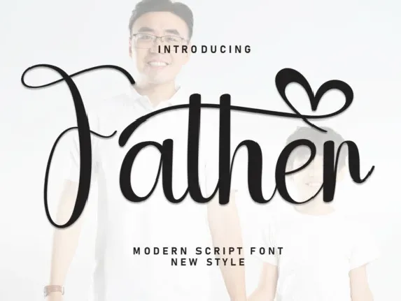 Father Calligraphy font