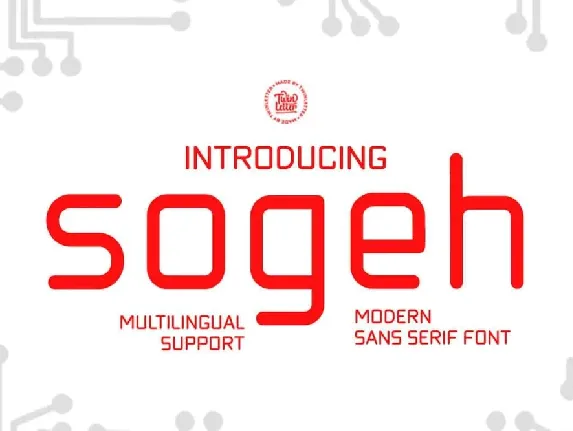 Sogeh font