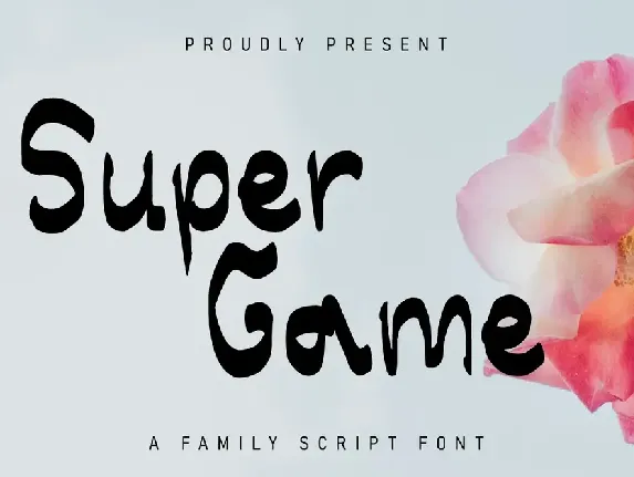 Super Game Demo font