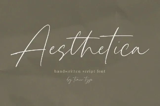 Aesthetica font