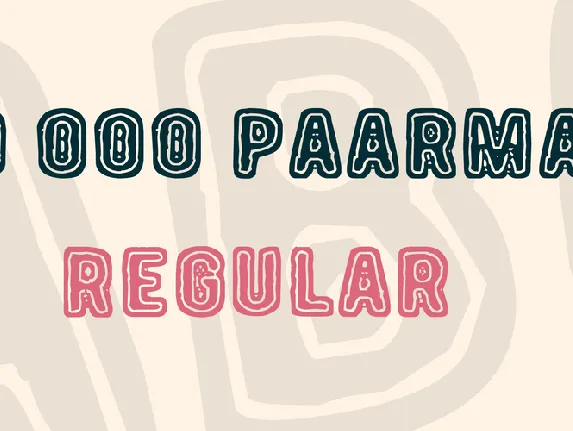 19 000 paarmaa font