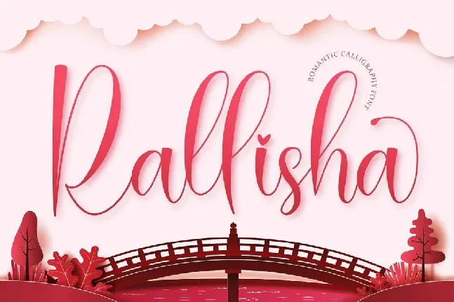 Rallisha Modern Calligraphy font