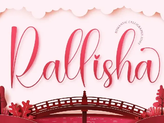 Rallisha Modern Calligraphy font