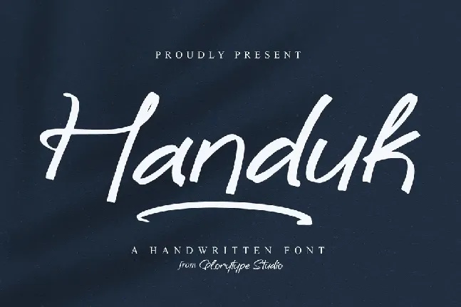 Handuk font