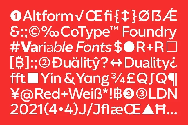 Altform Family font