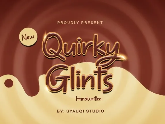 Quirky Glints font