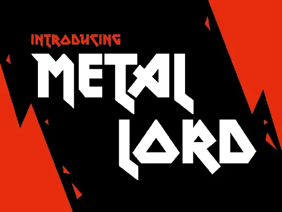 Metal Lord font