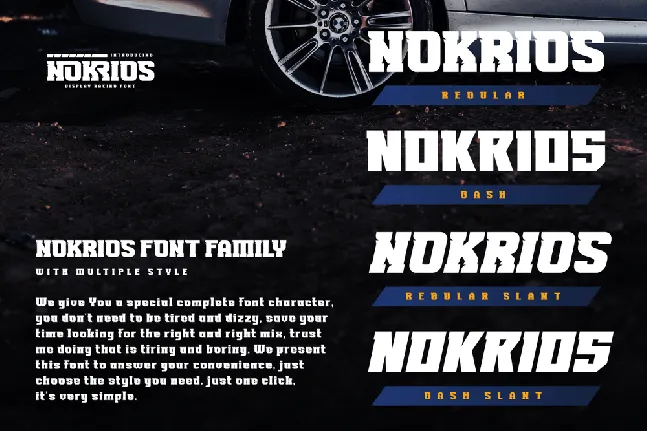 NOKRIOS font