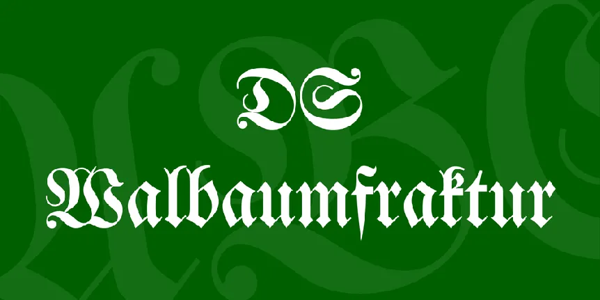 DS Walbaumfraktur font