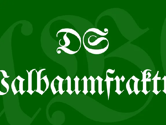 DS Walbaumfraktur font