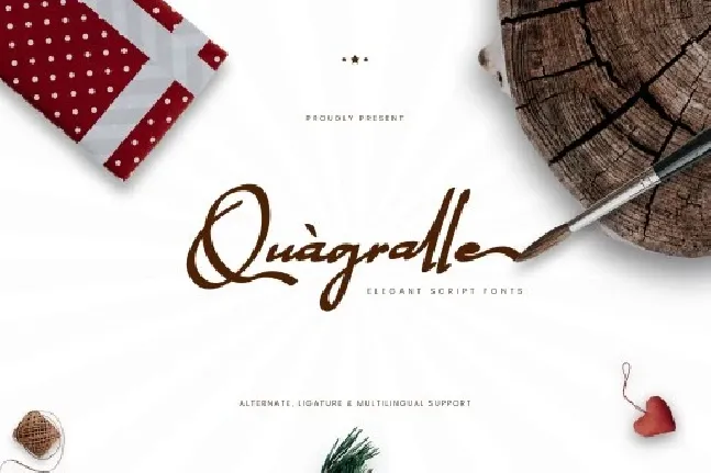 Quagralle Signature Script font